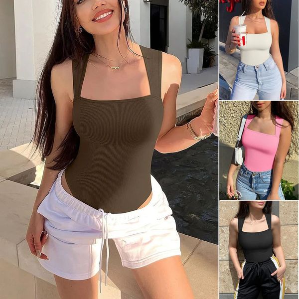 🔥Letzter Tag: 49 % Rabatt✨ Ärmellose figurformende Bodysuits mit Bauchkontrolle