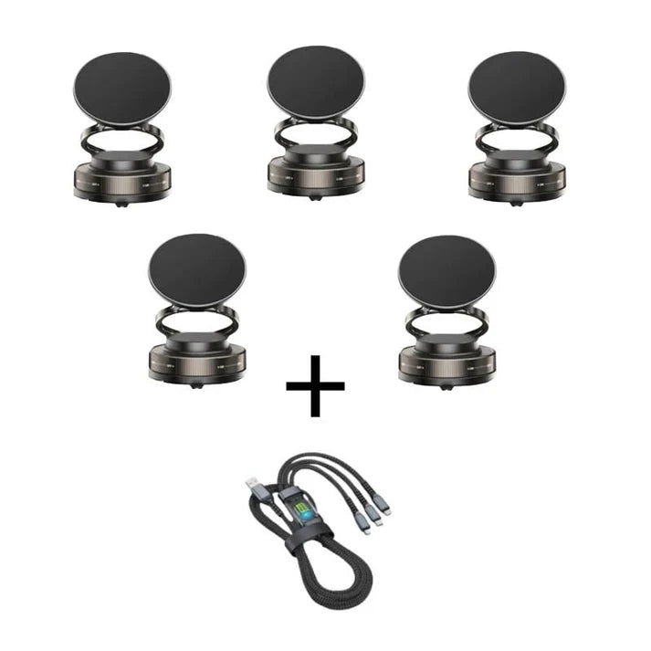 360° einstellbarer magnetischer Vakuum-Telefonhalter