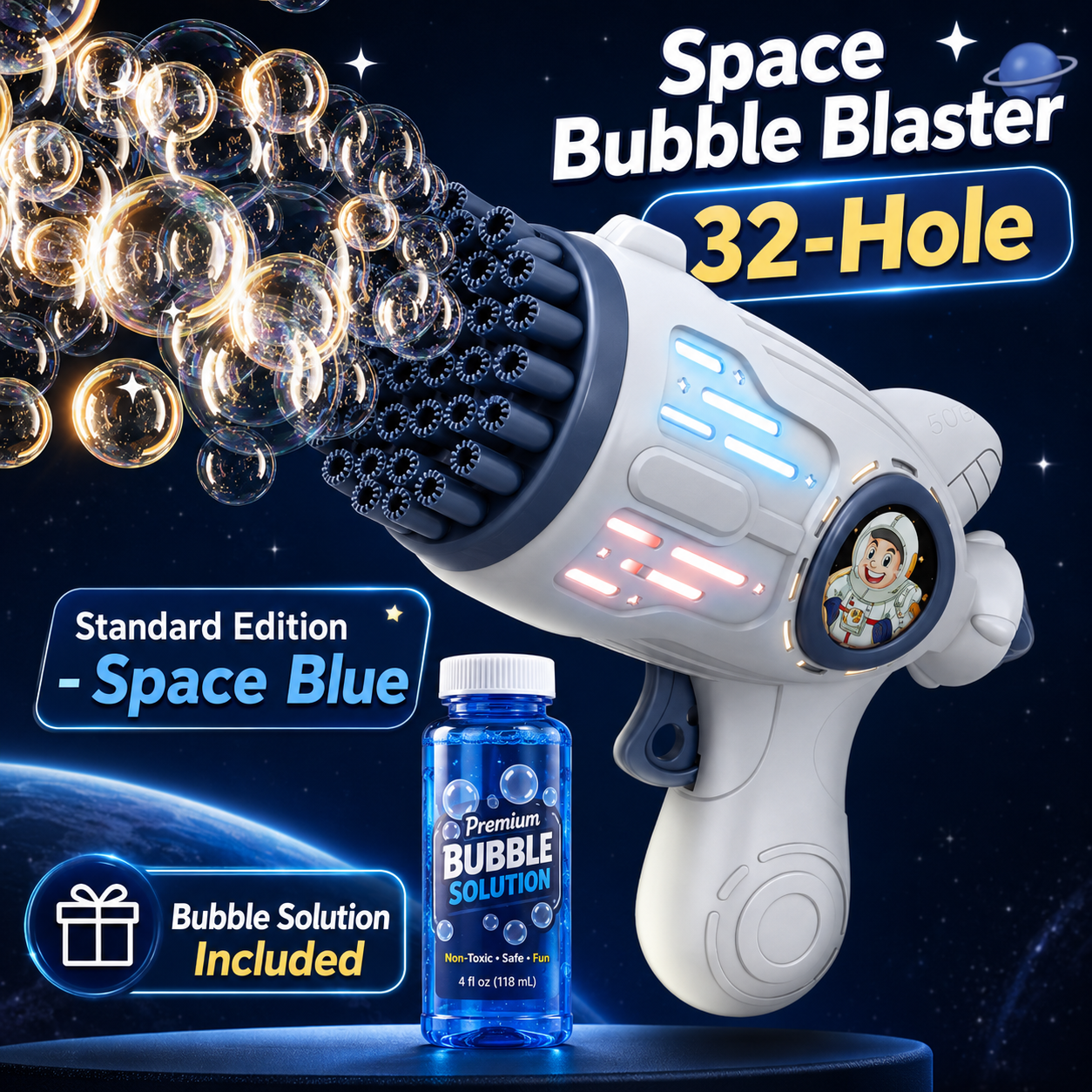Fantastische Seifenblasenmaschine 🫧 Erzeuge magische, bunte Seifenblasen und genieße stundenlangen Spaß!