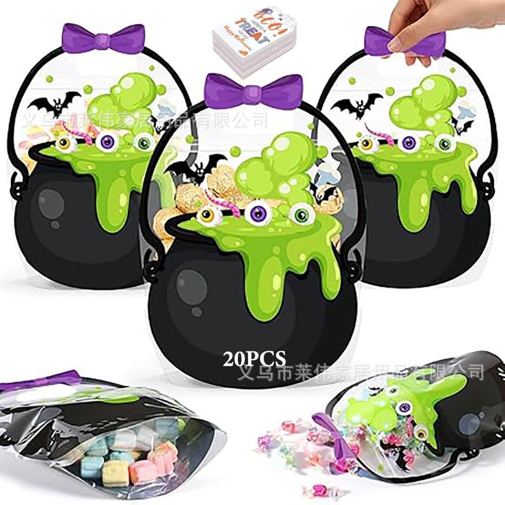💥🎃 Süßes‑oder‑Saures‑Süßigkeitentüten | Halloween‑Geschenktüten 10‑Teile‑Set