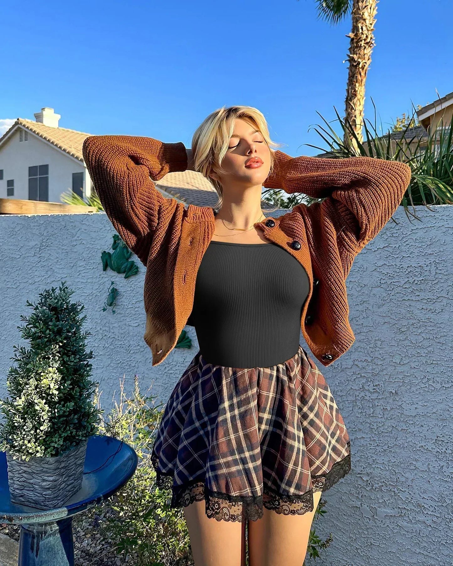 🔥Letzter Tag: 49 % Rabatt✨ Ärmellose figurformende Bodysuits mit Bauchkontrolle