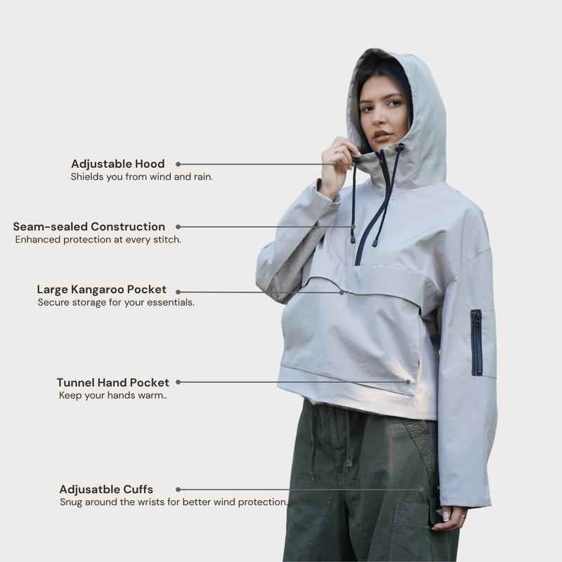 💜 LETZTER TAG - 49% RABATT 💜 3-in-1 Wasserdichte Damenjacke – Regen, Wind & Kälte, alles abgedeckt
