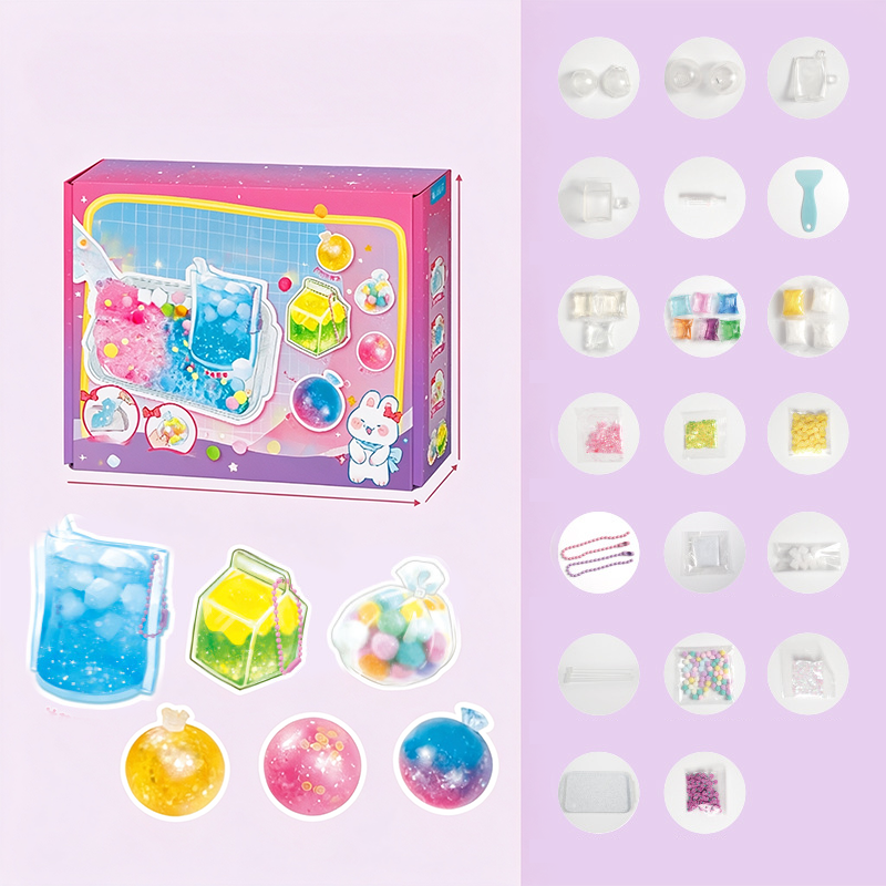đDIY-Bausatz fĂŒr ein âFried Iceâ-Squishy-Spielzeug mit Katzenkrallen-Motiv fĂŒr Kinder