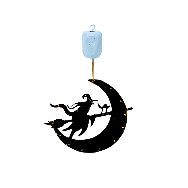 Halloween-Lichterketten für Türen und Fenster