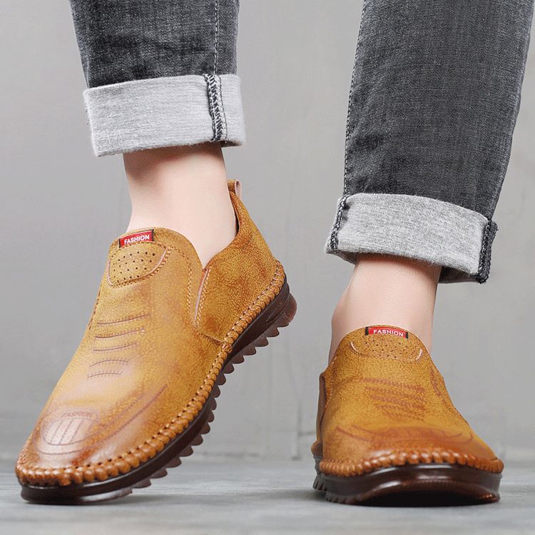 2023 Herren-Slipper aus Leder