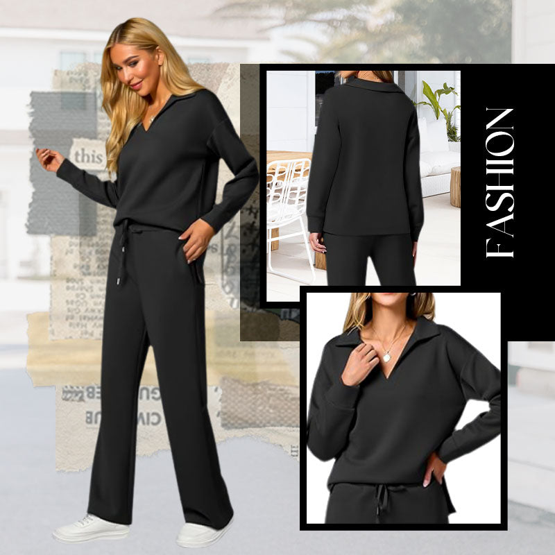 🎁Hot Sale 49% OFF⏳Women's 2 Piece Sets Outfits Casual Long Sleeve Sweatsuits Sets