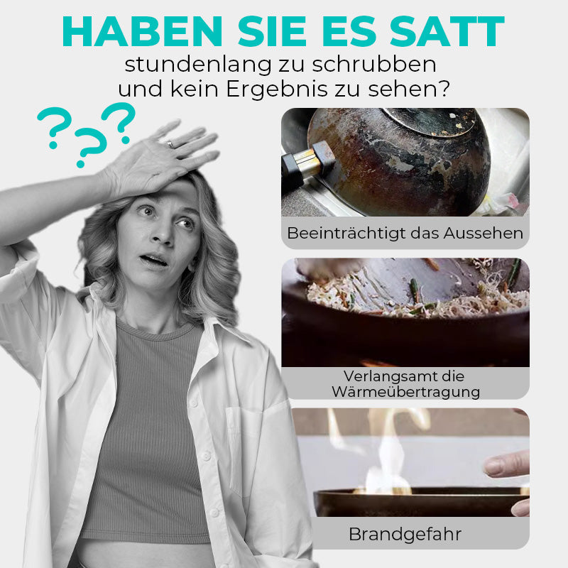Gel-Reiniger für fettige Pfanne🌟💥Sanft auftragen für sofortige Reinigung