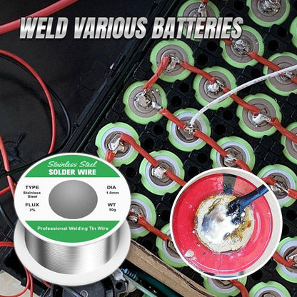 💥Hocheffizienter 80-W-Elektrolötkolben💥Kaufen Sie ihn zusammen mit Edelstahl-Lötdraht für Präzisionsarbeiten zu einem günstigeren Preis.