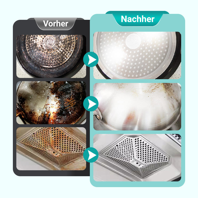 Gel-Reiniger für fettige Pfanne🌟💥Sanft auftragen für sofortige Reinigung