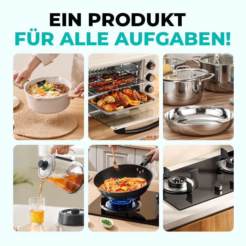 Gel-Reiniger für fettige Pfanne🌟💥Sanft auftragen für sofortige Reinigung