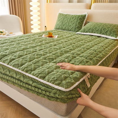 ⏳ Letzter Tag: 50 % auf das gesamte Sortiment!❄️🛌Wärmendes Flanell-Spannbetttuch - Aus weichem Baumwoll-Flanell mit hoher Taschenhöhe & rutschfesten Gummizügen für Komfort zu jeder Jahreszeit