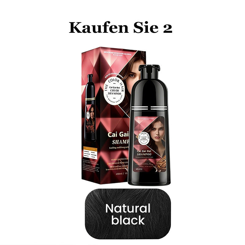 Sofortige Haarfärbeshampoo mit Kräuterextrakten für Männer & Frauen