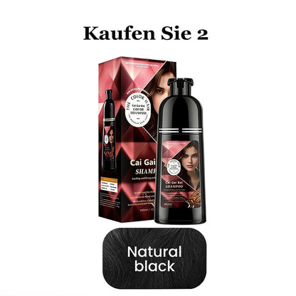 Sofortige Haarfärbeshampoo mit Kräuterextrakten für Männer & Frauen
