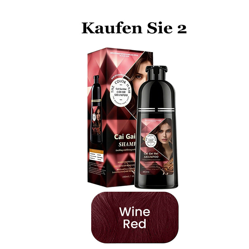 Sofortige Haarfärbeshampoo mit Kräuterextrakten für Männer & Frauen