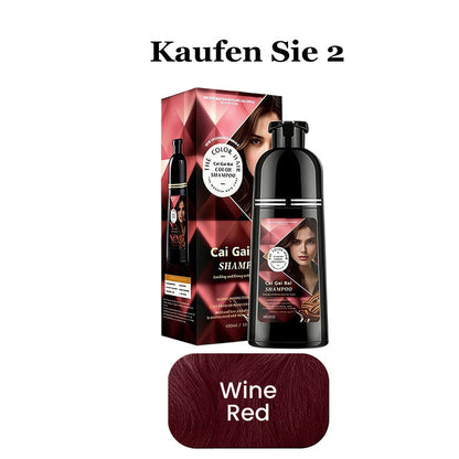 Sofortige Haarfärbeshampoo mit Kräuterextrakten für Männer & Frauen