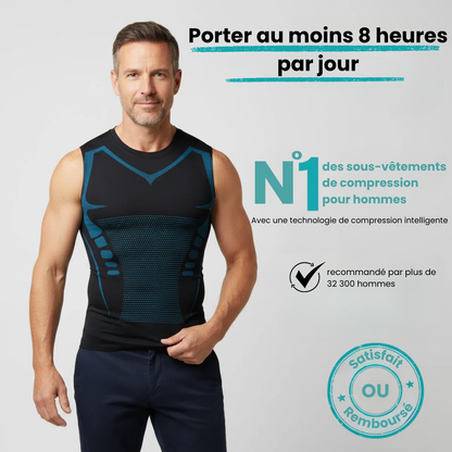 ⏰🔥NUR FÜR KURZE ZEIT: 50 % RABATT!🔥ÜBER 50.000 VERKAUFT! Ionic Shaping Weste – Kompression, Kühlung, ärmellos, körperbetonend 💪