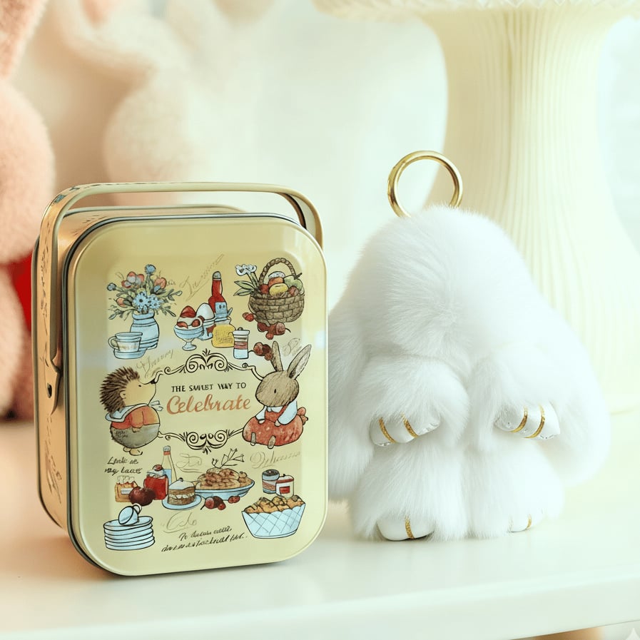 🏆 BEGRENZTES SONDERANGEBOT – 49 % RABATT 🐰 Handgemachte weiche Häschen-Pompon-Anhänger