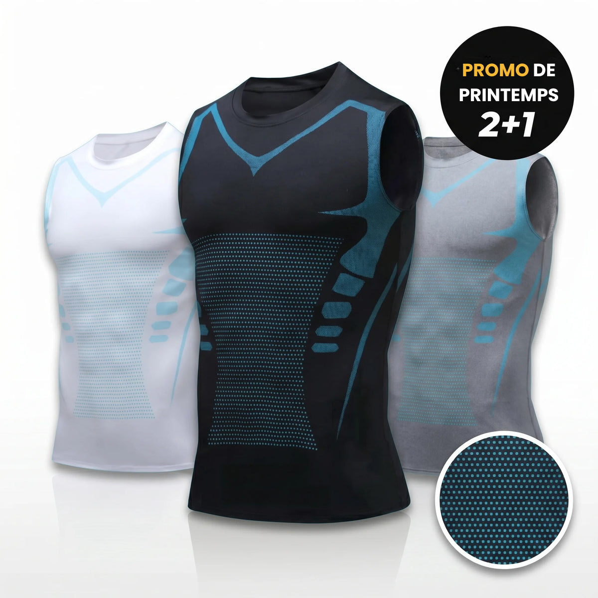 ⏰🔥NUR FÜR KURZE ZEIT: 50 % RABATT!🔥ÜBER 50.000 VERKAUFT! Ionic Shaping Weste – Kompression, Kühlung, ärmellos, körperbetonend 💪