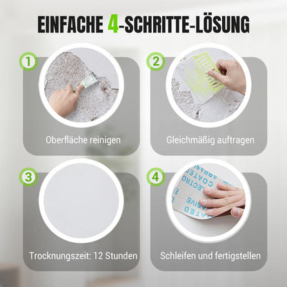 🛠️ Wasserdichte & Schimmelresistente Wandreparaturpaste – 2 Kaufen, 1 Gratis + Pinsel Geschenk! 💧🖌️ ✨ Schnelle & Saubere Wandreparatur für Zuhause! 🏡