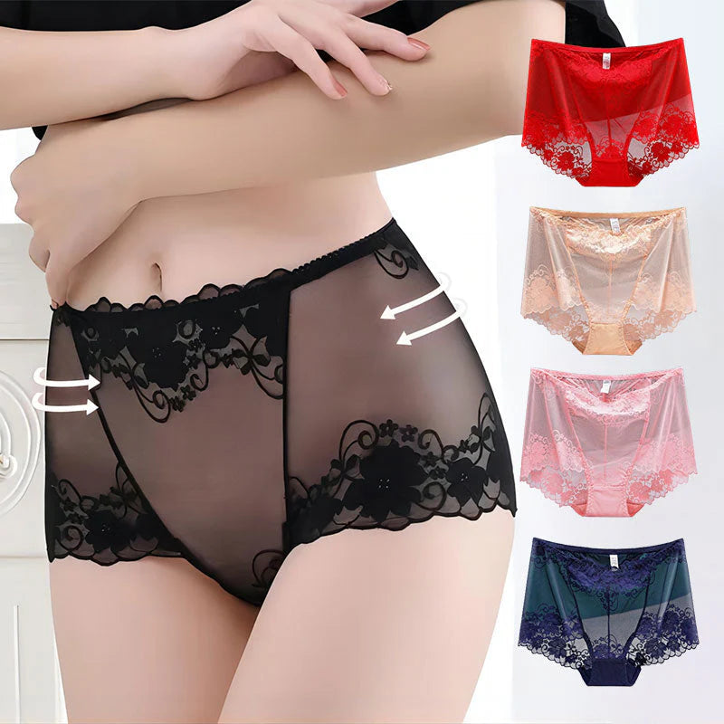 ⏰Letzter Tag – 1 kaufen, 2 gratis dazu!!!💋Handgefertigte Seidenspitzen-Höschen für Damen😍