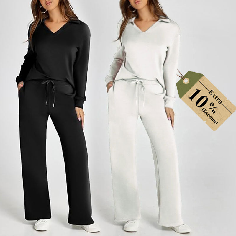 🎁Hot Sale 49% OFF⏳Women's 2 Piece Sets Outfits Casual Long Sleeve Sweatsuits Sets