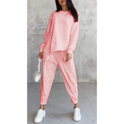 💕Damen Langarm-Sweatshirts mit unregelmäßigem Saum & Hosen-Set