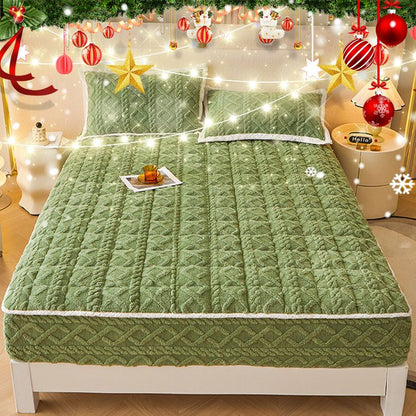 ⏳ Letzter Tag: 50 % auf das gesamte Sortiment!❄️🛌Wärmendes Flanell-Spannbetttuch - Aus weichem Baumwoll-Flanell mit hoher Taschenhöhe & rutschfesten Gummizügen für Komfort zu jeder Jahreszeit