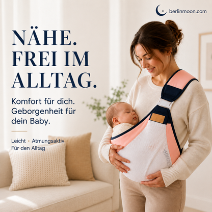 👶💛 JETZT 50 % RABATT! 4-in-1-Trage mit atmungsaktivem Mesh – 0–36 Monate, vorne und hinten – nah am Kind, die Hände frei ✨