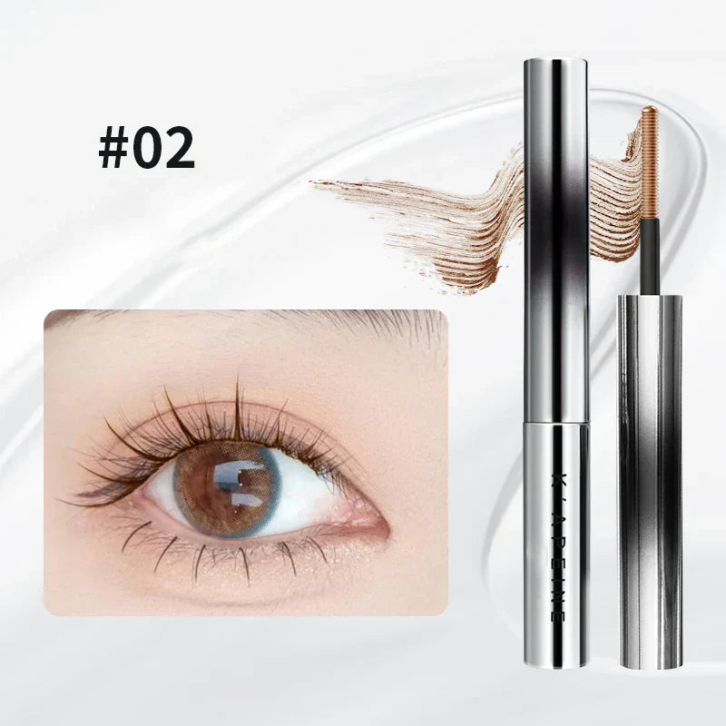 💜LETZTER TAG – KAUF 1, ERHALTE 1 GRATIS💜 Schlanke, wellenförmige kleine Stahlrohr-Wasserfest-Natur-Mascara