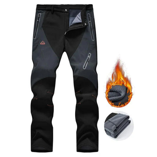 🏆 LAST DAY SALE – 50 % RABATT!! 🔥 Herren Winterhose wasserdicht mit Fleece-Futter Cargo-Hose