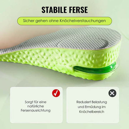Bequeme Einlegesohlen mit Luftpolster und Erhöhungseffekt
