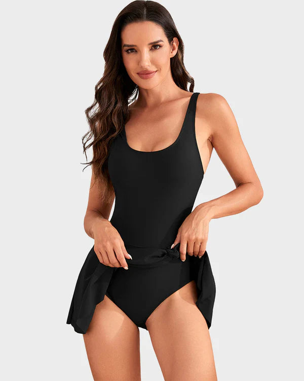 👙 Last Day Sale 50 % RABATT 💃 Damen-Einteiler mit Bauchkontrolle und Bindeknoten