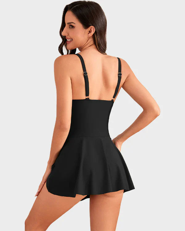 👙 Last Day Sale 50 % RABATT 💃 Damen-Einteiler mit Bauchkontrolle und Bindeknoten