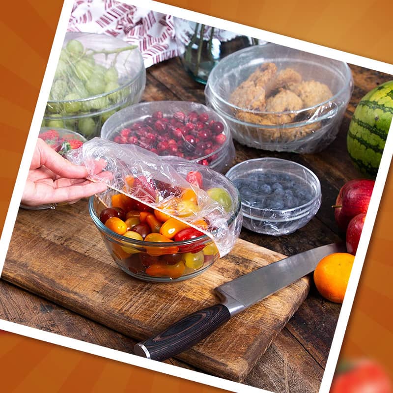 📢📢 JETZT 50 % RABATT!! ⏰(100STK) Elastische Lebensmittelabdeckungen Multipack