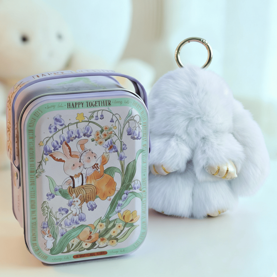 🏆 BEGRENZTES SONDERANGEBOT – 49 % RABATT 🐰 Handgemachte weiche Häschen-Pompon-Anhänger