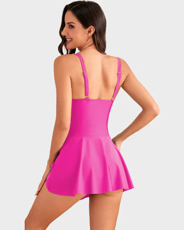 👙 Last Day Sale 50 % RABATT 💃 Damen-Einteiler mit Bauchkontrolle und Bindeknoten