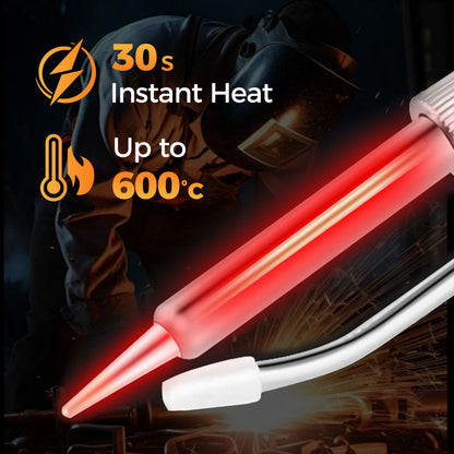 💥Hocheffizienter 80-W-Elektrolötkolben💥Kaufen Sie ihn zusammen mit Edelstahl-Lötdraht für Präzisionsarbeiten zu einem günstigeren Preis.