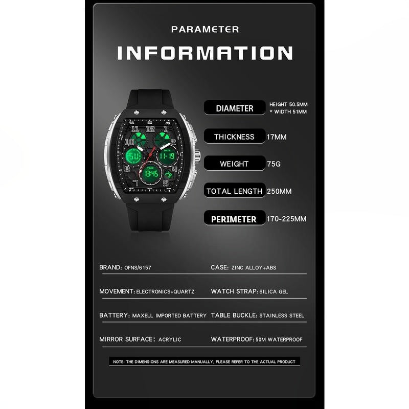 🔥 LIMITIERT: -50% ⌚ Herren Sportuhr 💥 leuchtendes Display, dynamisches Design & stark im Alltag ✨
