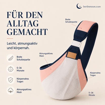 👶💛 JETZT 50 % RABATT! 4-in-1-Trage mit atmungsaktivem Mesh – 0–36 Monate, vorne und hinten – nah am Kind, die Hände frei ✨