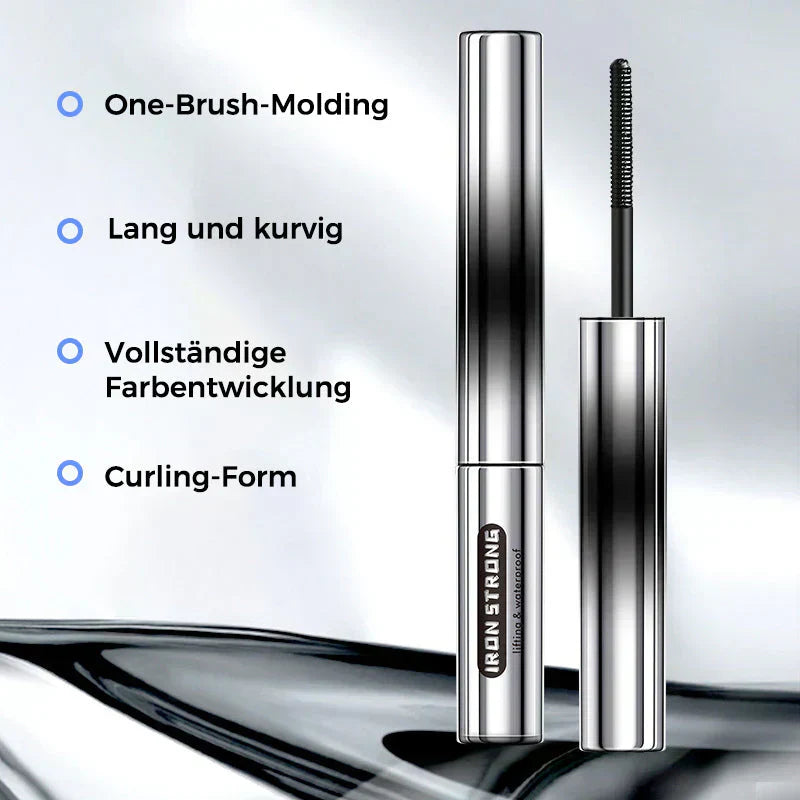 💜LETZTER TAG – KAUF 1, ERHALTE 1 GRATIS💜 Schlanke, wellenförmige kleine Stahlrohr-Wasserfest-Natur-Mascara