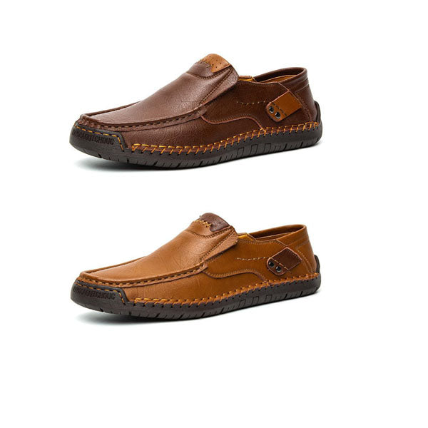 🔥Atmungsaktives Kalbsleder🔥Klassische, bequeme Lederschuhe für Herren👞