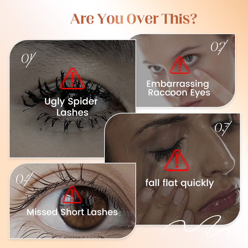 ✨LAST DAY KAUF 1 ERHALTE 1 KOSTENLOS!!✨ Tagesschöne Wimpern, verwischungsfest! Wasserfeste Fiber Mascara für natürliches Volumen.