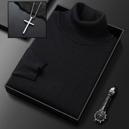 🔥Black-Friday-Mega-Angebot – 49 % Rabatt! ✨ Premium Kaschmirpulli Herren Einfarbig - Weiches Wohlfühlgarn mit Moderner Passform für Business & Freizeit 👔🎯