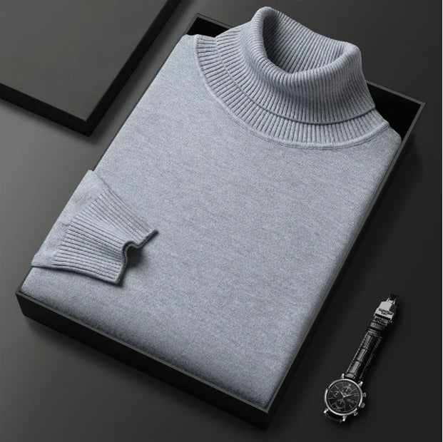 🔥Black-Friday-Mega-Angebot – 49 % Rabatt! ✨ Premium Kaschmirpulli Herren Einfarbig - Weiches Wohlfühlgarn mit Moderner Passform für Business & Freizeit 👔🎯