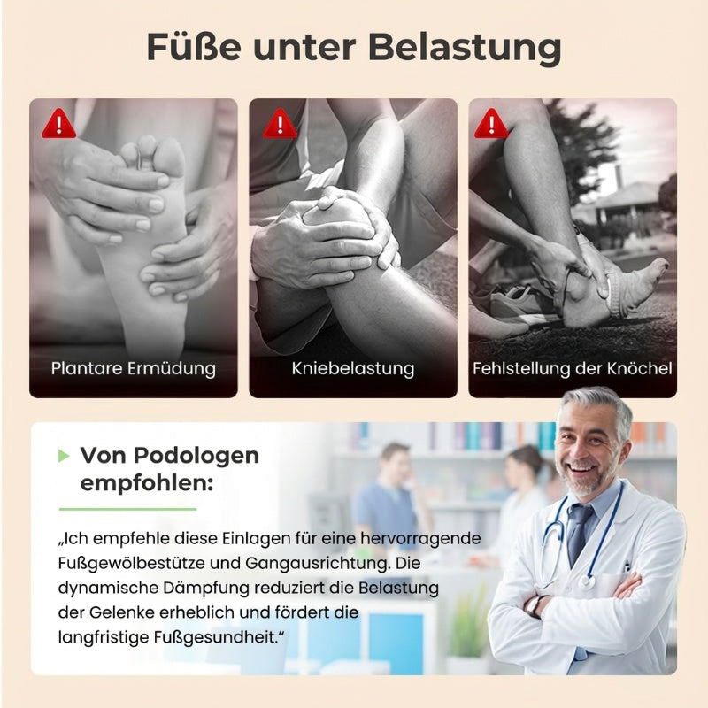 Bequeme Einlegesohlen mit Luftpolster und Erhöhungseffekt