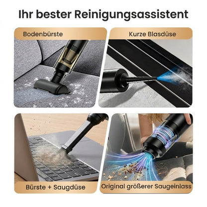 Fanttik V8 Apex Autostaubsauger, 4 in 1 tragbarer kabelloser Mini Staubsauger