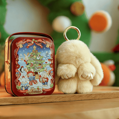 🏆 BEGRENZTES SONDERANGEBOT – 49 % RABATT 🐰 Handgemachte weiche Häschen-Pompon-Anhänger