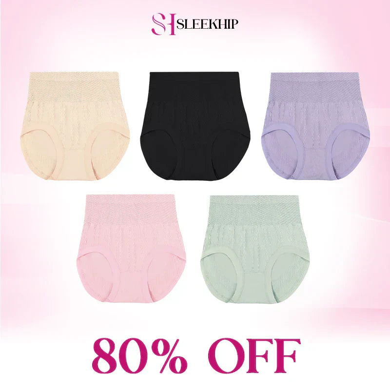 💥Jahresendausverkauf – 70 % Rabatt 💞 Auslaufsichere, hoch taillierte, bauchformende, poformende Unterhosen🎁