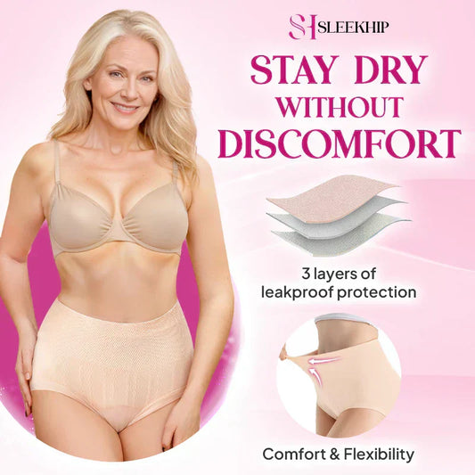 💥Jahresendausverkauf – 70 % Rabatt 💞 Auslaufsichere, hoch taillierte, bauchformende, poformende Unterhosen🎁