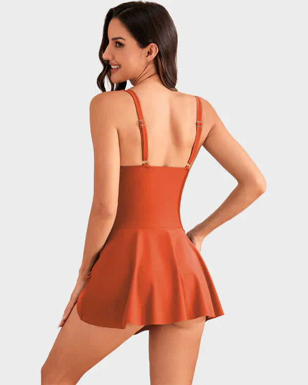 👙 Last Day Sale 50 % RABATT 💃 Damen-Einteiler mit Bauchkontrolle und Bindeknoten